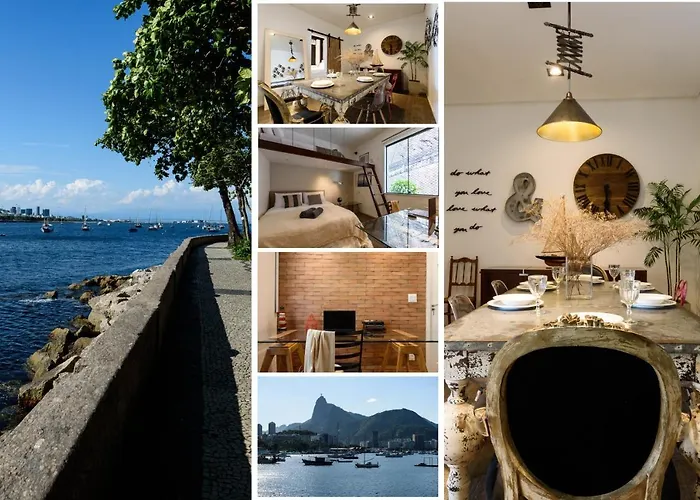 2 Quartos Com Vista Para Baia De Guanabara A 700M Pao De Acucar - Cozinha Completa E Wi-Fi