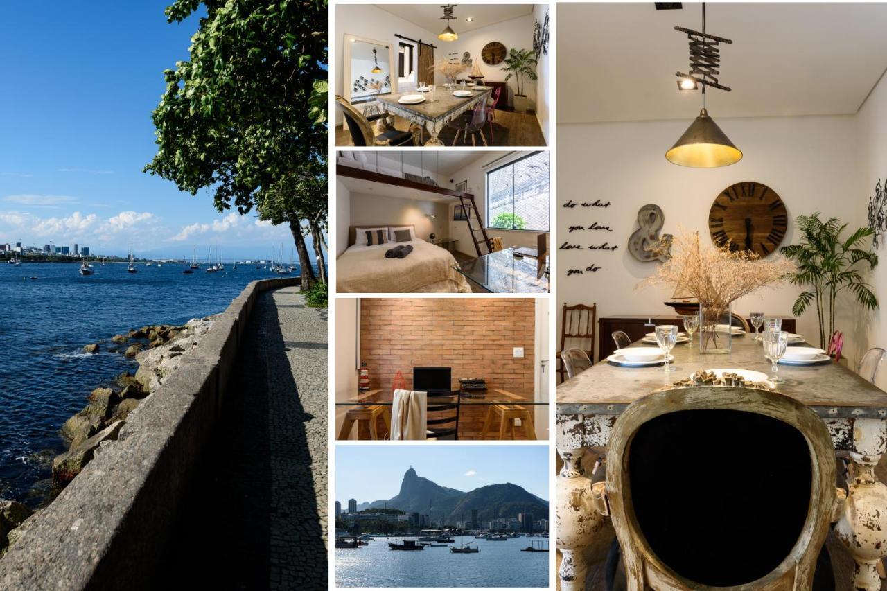 Apartment 2 Quartos Com Vista Baia De Guanabara A 700m Pao De Acucar - Cozinha Completa E Wi-fi Rio de Janeiro